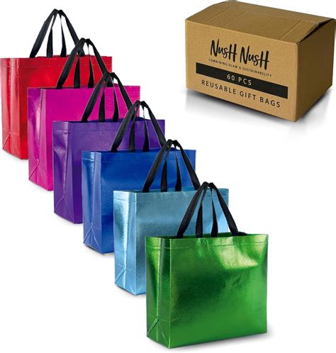 colored gift bags
